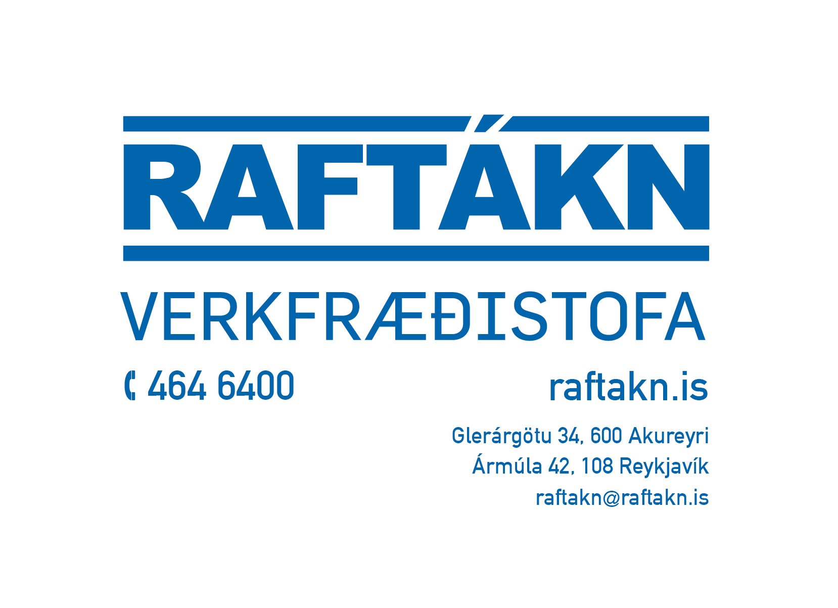 Merki Raftákns uppl. 2