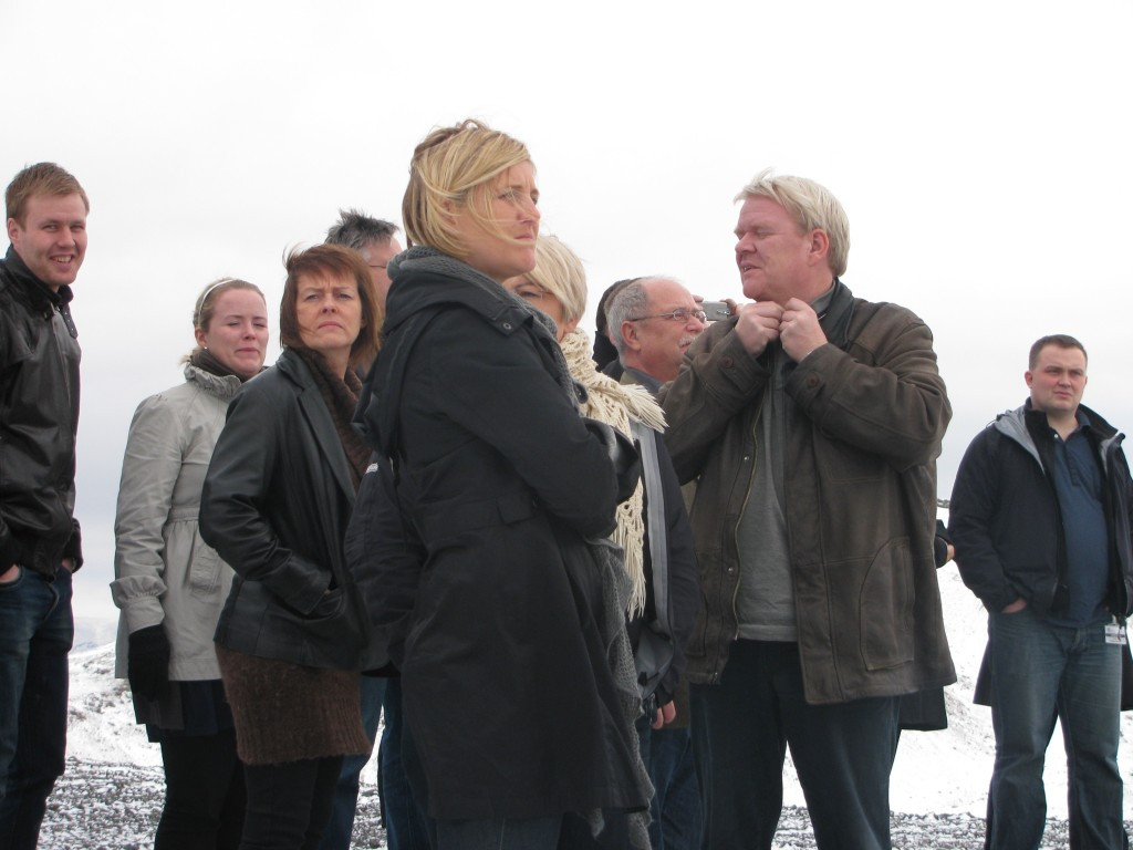 Hann var svalur þarna uppi