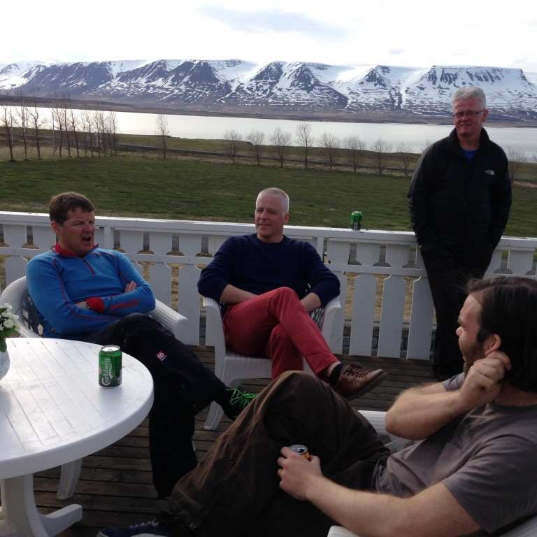 Gunni, Ingi, Gulli B&uacute;i og &Ouml;rn standandi