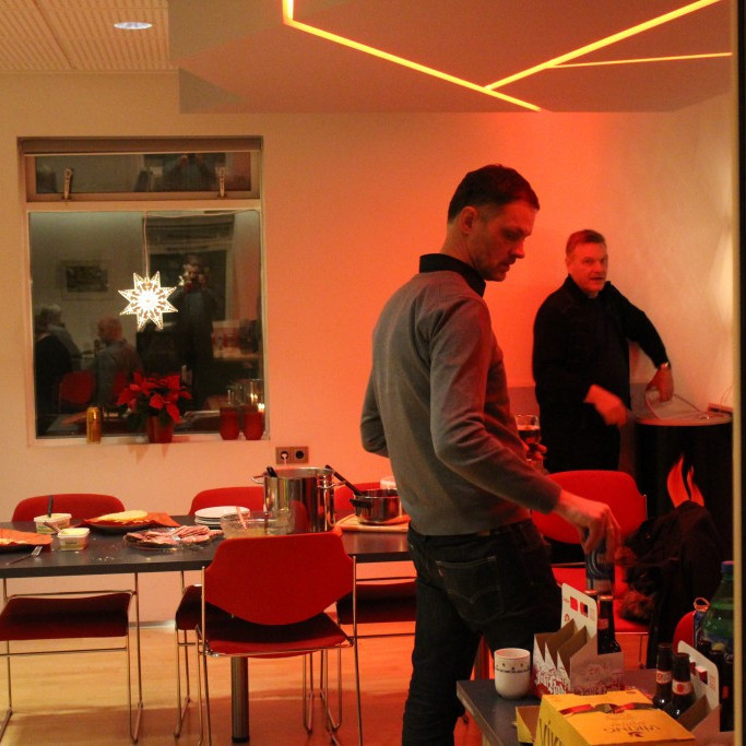 Binni og Jói Ax í góðum gír